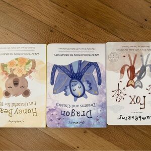 Set of Three Slumberkins Illustrated Children's Books - honey bear, dragon, fox